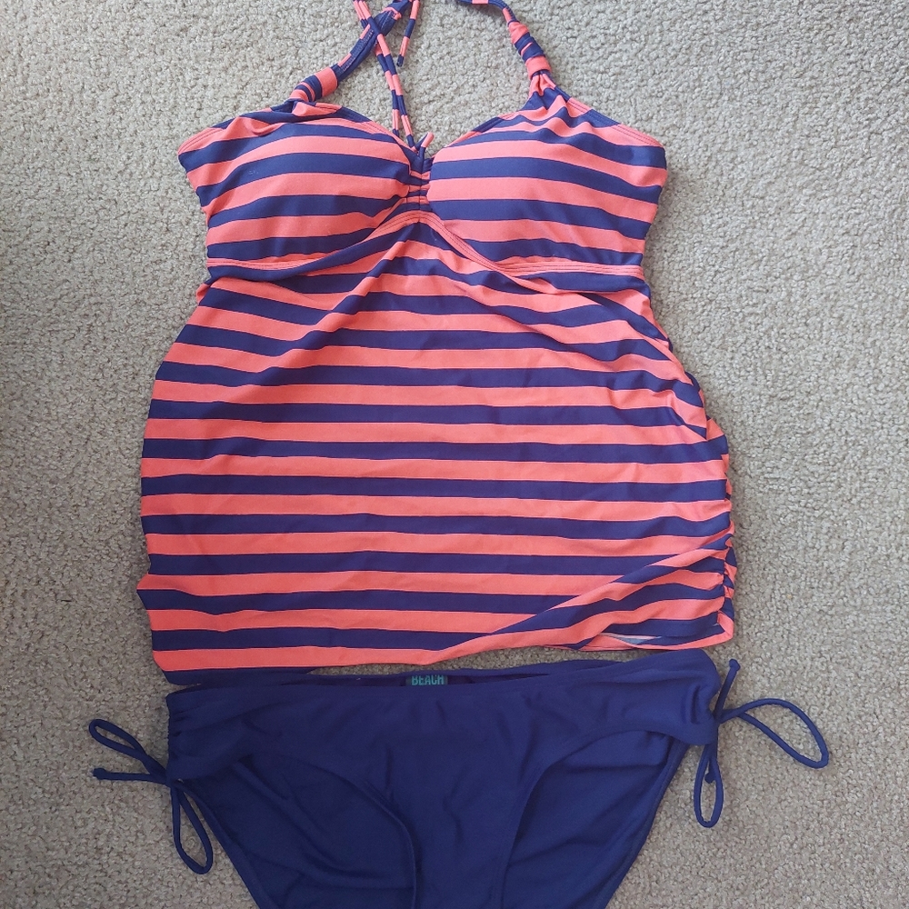 Matherhood Maternity 2pc TANKINI Large